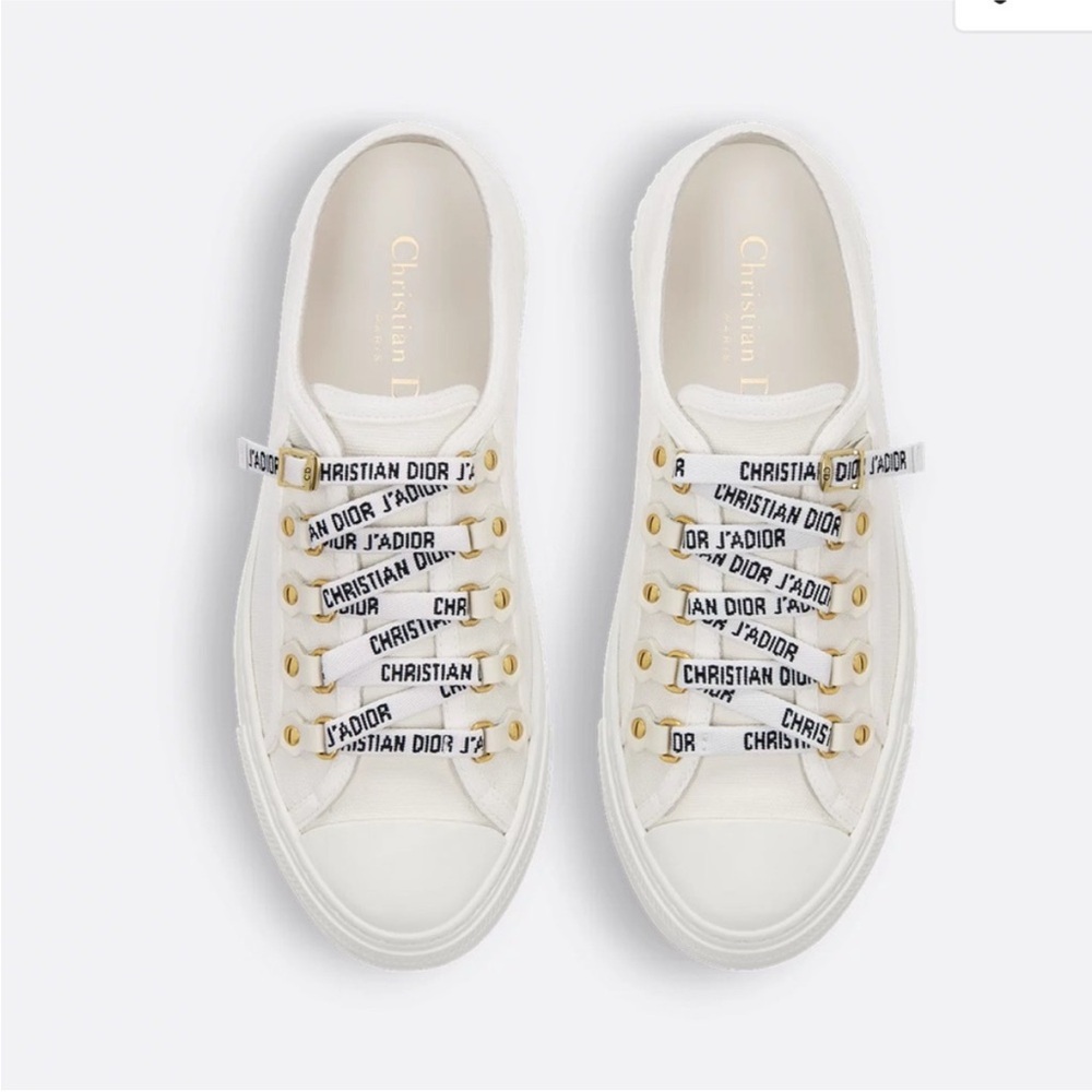 Christian Dior Canvas White Sneakers